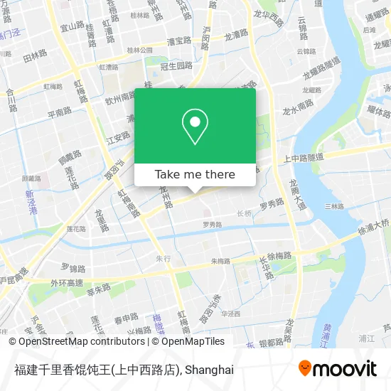 福建千里香馄饨王(上中西路店) map