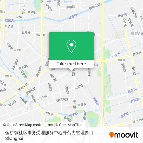金桥镇社区事务受理服务中心外劳力管理窗口 map