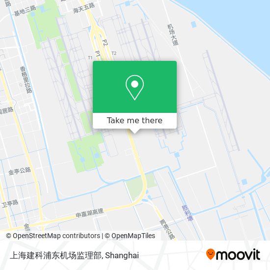 上海建科浦东机场监理部 map