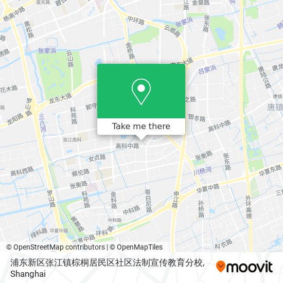 浦东新区张江镇棕桐居民区社区法制宣传教育分校 map