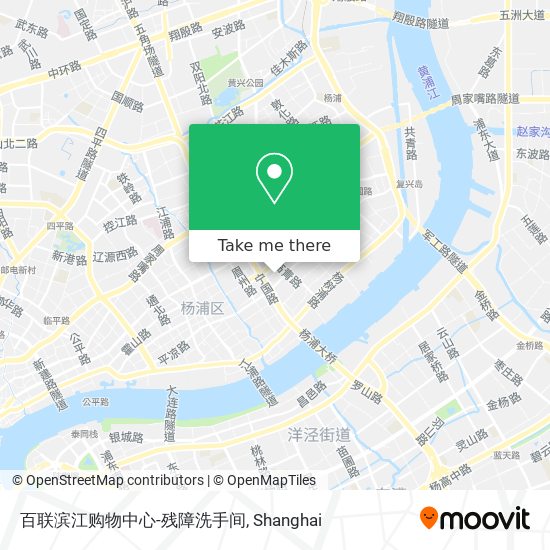 百联滨江购物中心-残障洗手间 map