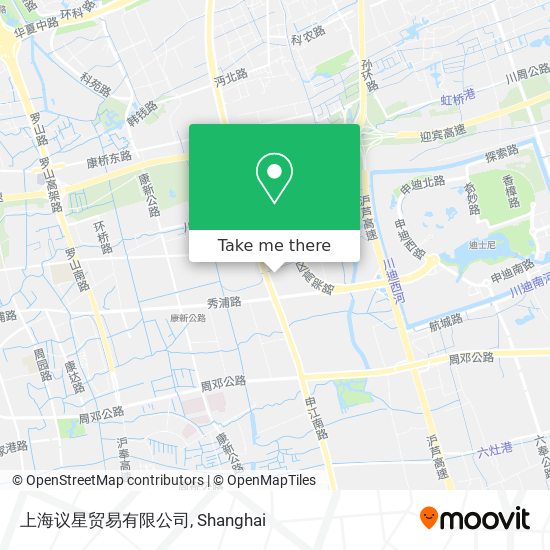 上海议星贸易有限公司 map