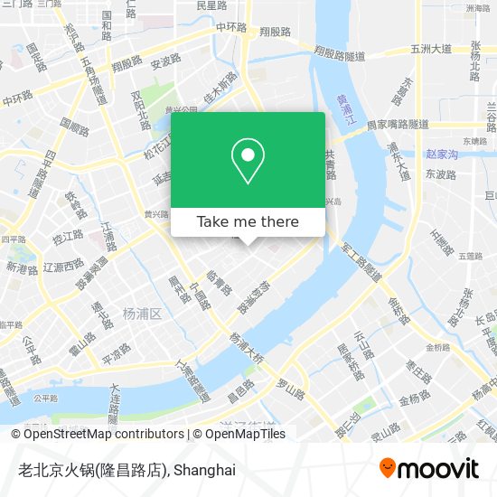 老北京火锅(隆昌路店) map