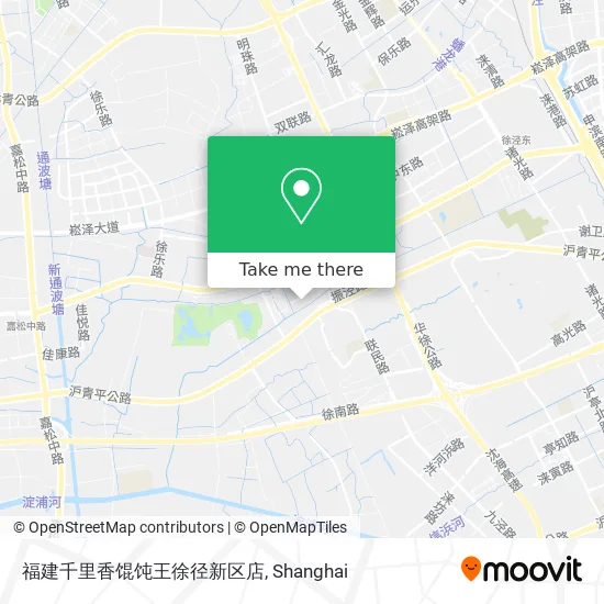 福建千里香馄饨王徐径新区店 map