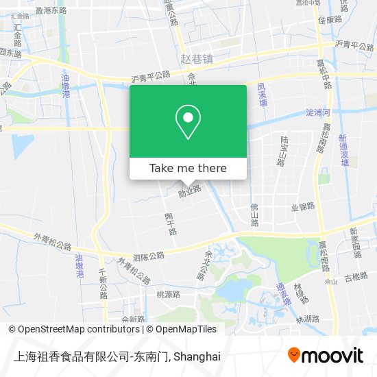 上海祖香食品有限公司-东南门 map