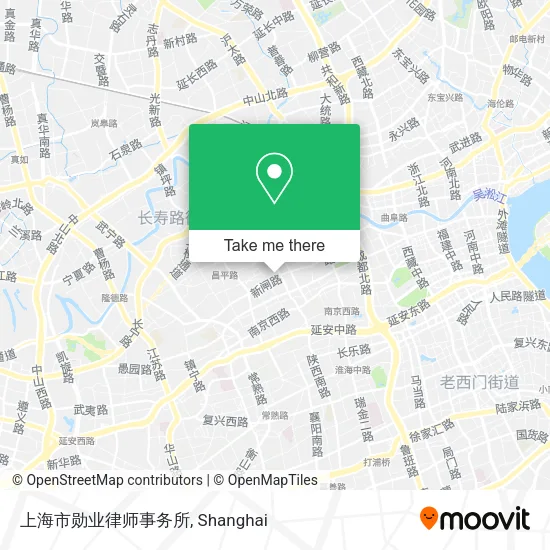 上海市勋业律师事务所 map