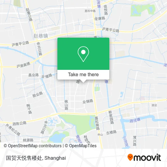 国贸天悦售楼处 map