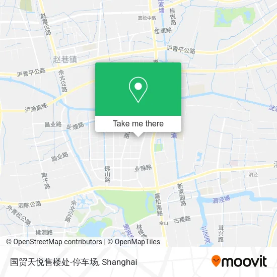国贸天悦售楼处-停车场 map