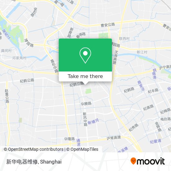 新华电器维修 map