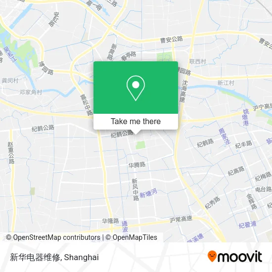 新华电器维修 map