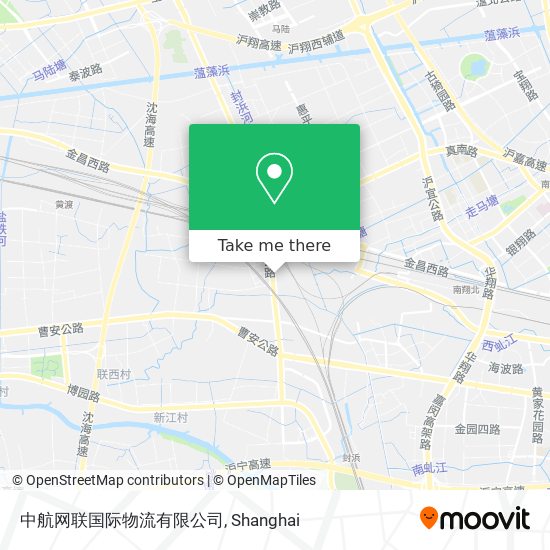 中航网联国际物流有限公司 map