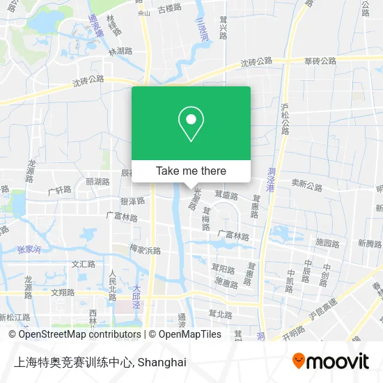 上海特奥竞赛训练中心 map