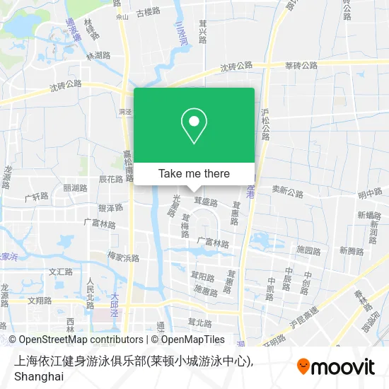 上海依江健身游泳俱乐部(莱顿小城游泳中心) map
