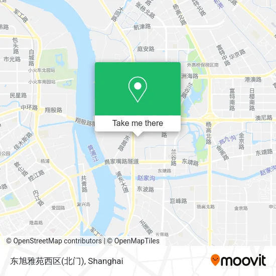 东旭雅苑西区(北门) map