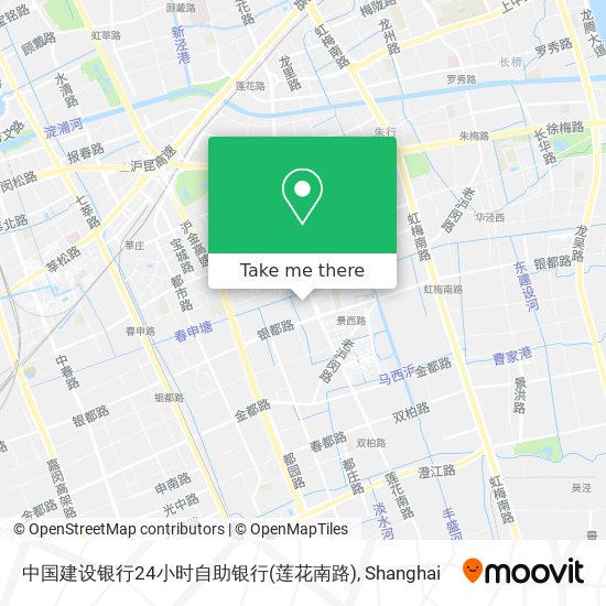 中国建设银行24小时自助银行(莲花南路) map