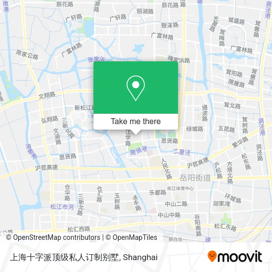 上海十字派顶级私人订制别墅 map