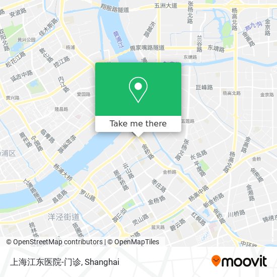上海江东医院-门诊 map