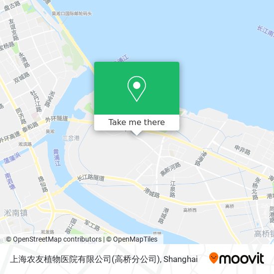 上海农友植物医院有限公司(高桥分公司) map