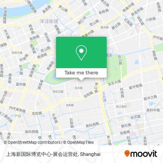 上海新国际博览中心-展会运营处 map