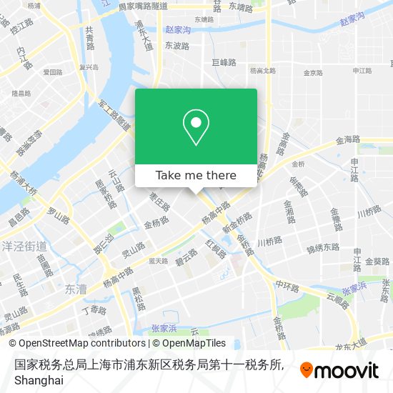 国家税务总局上海市浦东新区税务局第十一税务所 map