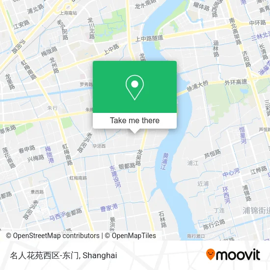 名人花苑西区-东门 map