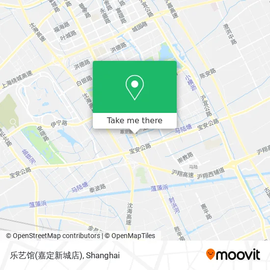 乐艺馆(嘉定新城店) map