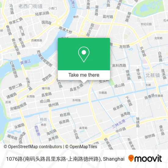 1076路(南码头路昌里东路-上南路德州路) map