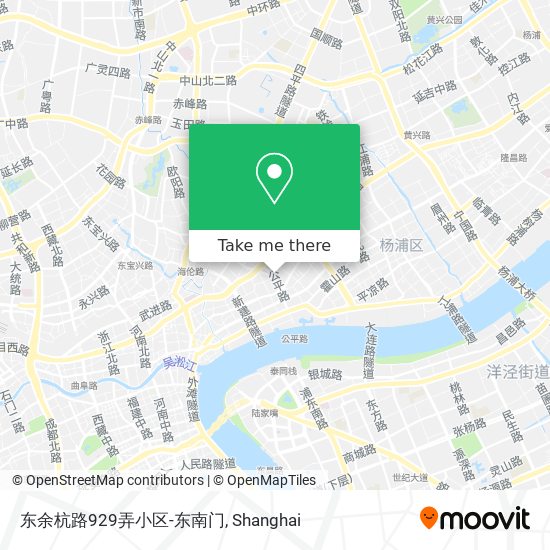 东余杭路929弄小区-东南门 map