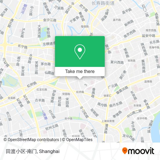田渡小区-南门 map