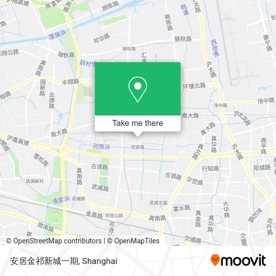 安居金祁新城一期 map