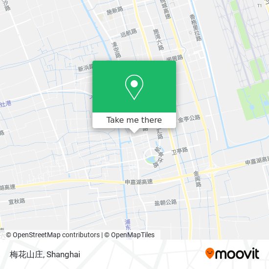 梅花山庄 map