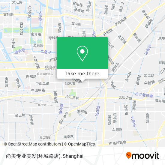 尚美专业美发(环城路店) map