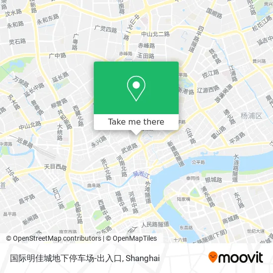 国际明佳城地下停车场-出入口 map