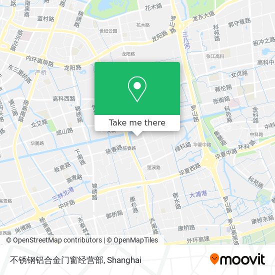 不锈钢铝合金门窗经营部 map