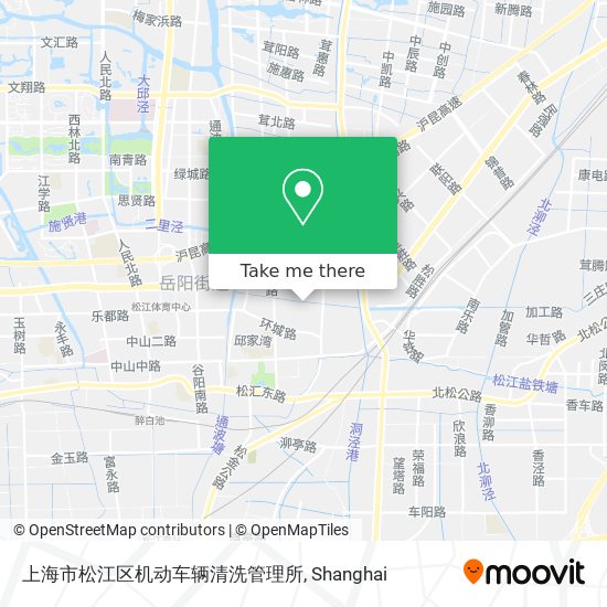 上海市松江区机动车辆清洗管理所 map