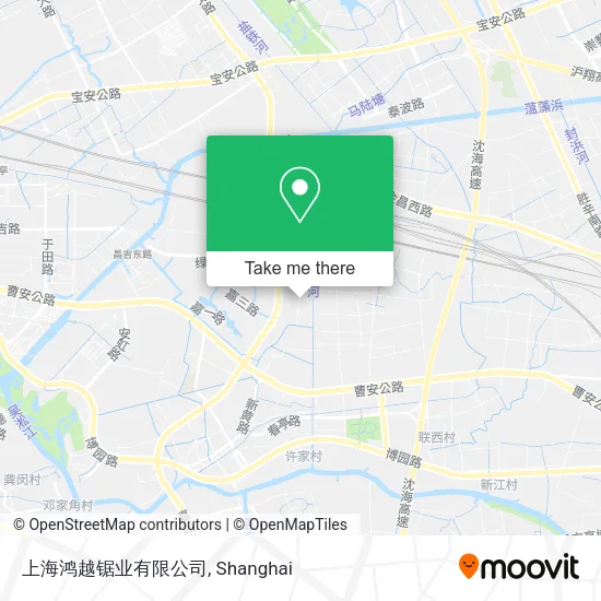 上海鸿越锯业有限公司 map