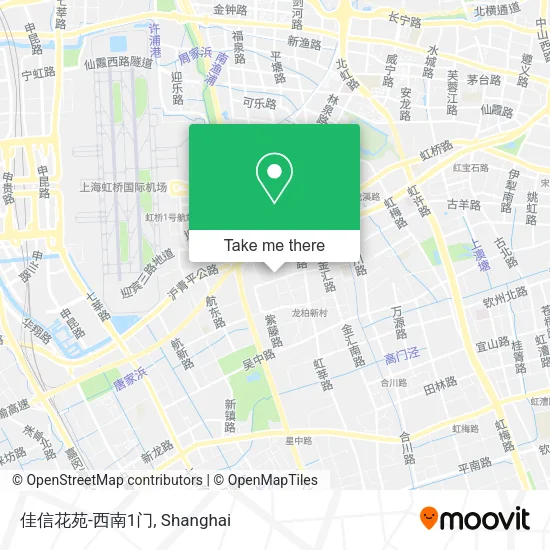 佳信花苑-西南1门 map