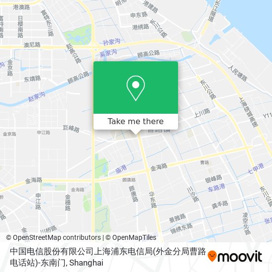 中国电信股份有限公司上海浦东电信局(外金分局曹路电话站)-东南门 map