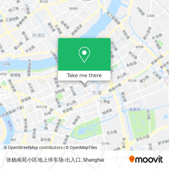 张杨南苑小区地上停车场-出入口 map