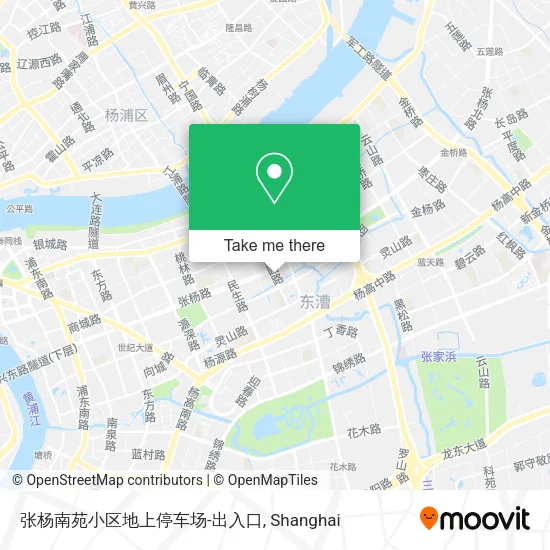 张杨南苑小区地上停车场-出入口 map
