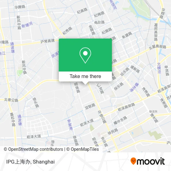 IPG上海办 map