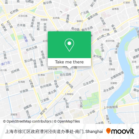 上海市徐汇区政府漕河泾街道办事处-南门 map