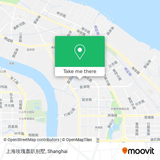 上海玫瑰轰趴别墅 map