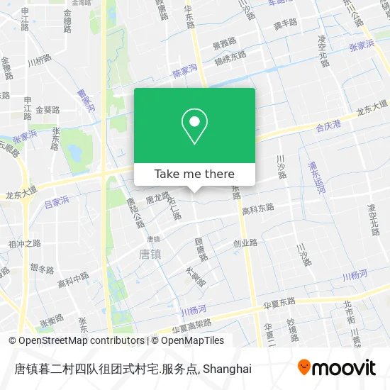 唐镇暮二村四队徂团式村宅.服务点 map