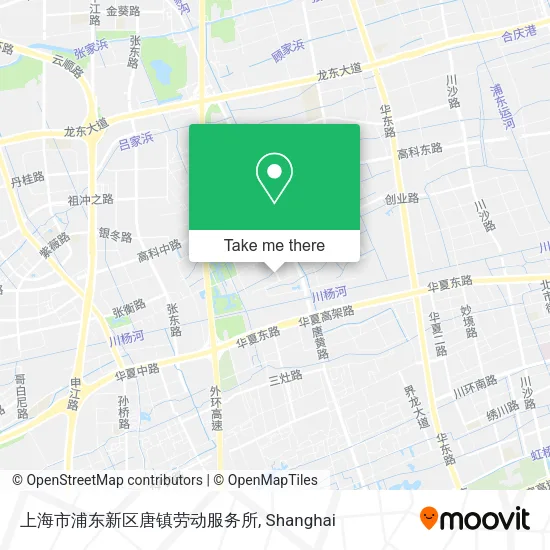 上海市浦东新区唐镇劳动服务所 map