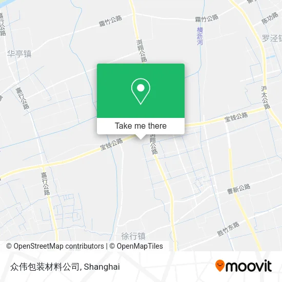 众伟包装材料公司 map