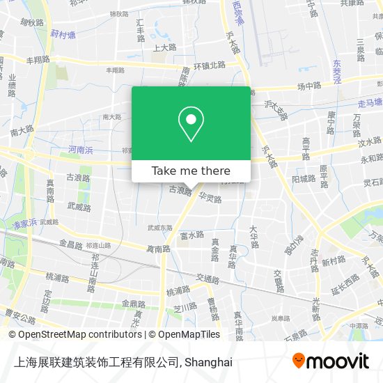 上海展联建筑装饰工程有限公司 map