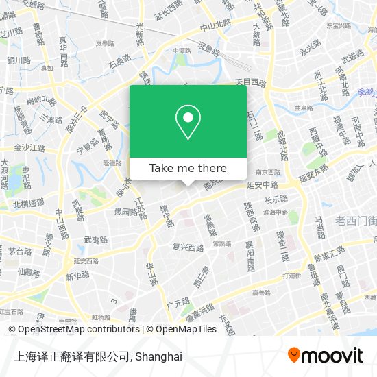 上海译正翻译有限公司 map