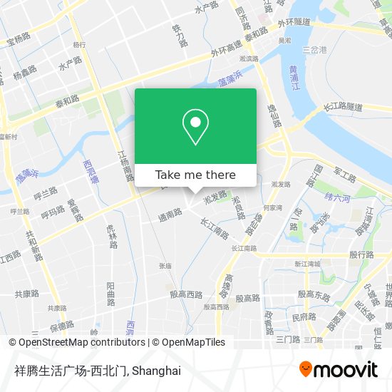 祥腾生活广场-西北门 map