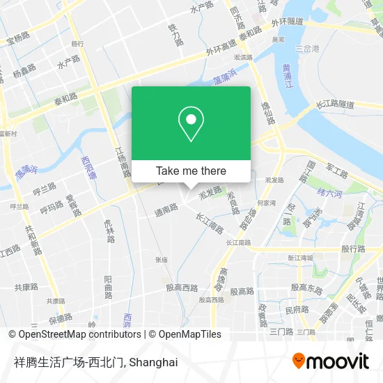 祥腾生活广场-西北门 map